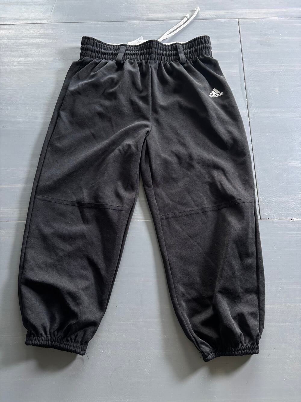 Adidas Climate Boys Baseball Pants Drawstring Black Size Small